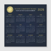 オリジナルの2026年会社カレンダー|マグネット (正面)