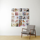 オリジナルの25枚写真コラージュをデザインしよう タペストリー (インサイチュ(横))