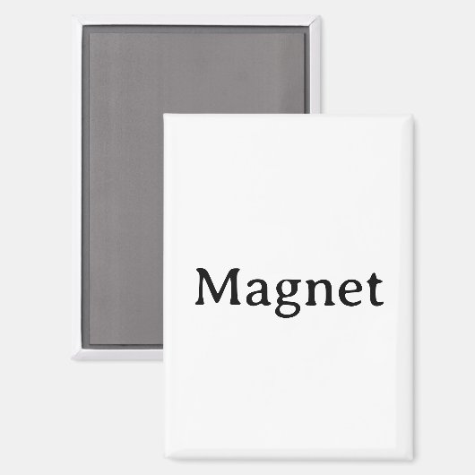 オリジナルの2.5" x 3.5"の長方形 マグネット (正面/裏面)