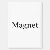 オリジナルの2.5" x 3.5"の長方形 マグネット (正面)