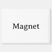 オリジナルの3.5" x 2.5"の長方形 マグネット (正面)