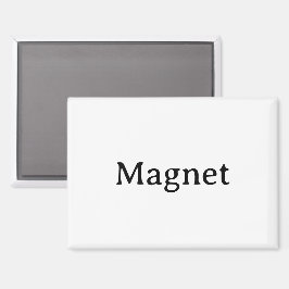 オリジナルの3.5" x 2.5"の長方形 マグネット