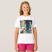 オリジナルの4枚フォトコラージュを作成 Tシャツ (正面フル)
