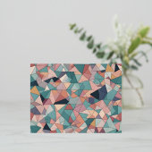 オリジナルの4.25" x 5.6" ホイル招待状をデザインしよう 箔招待状ポストカード (立ち正面)