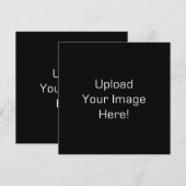 オリジナルの5.25"x5.25"招待状を作成 招待状 (正面/裏面)