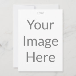 オリジナルの5" x 7" マットフロント&バックをデザインする 招待状