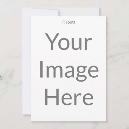 オリジナルの5" x 7" マットフロント＆バックを作成 招待状 (正面)