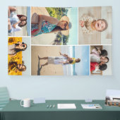 オリジナルの6枚の写真コラージュを作成 横断幕 (トレードショー)