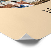 オリジナルの60歳の誕生日または記念日の写真モンテージ ポスター (角)