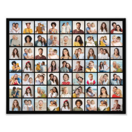 オリジナルの63枚写真コラージュ 写真拡大 フォトプリント