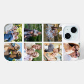 オリジナルの7枚のフォトコラージュを作成 Case-Mate iPhoneケース (裏面 (横))