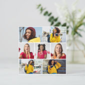 オリジナルの7枚写真コラージュをデザインしよう カード (スタンド正面)