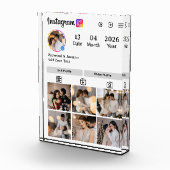オリジナルの7枚写真コラージュをデザイン フォトブロック (右)