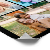 オリジナルの8枚の写真コラージュを作成 ポスター (角)