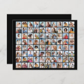 オリジナルの80枚写真コラージュを作成 ノートカード (正面/裏面)