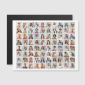 オリジナルの80枚写真コラージュマグネットカードを作成 (正面/裏面)