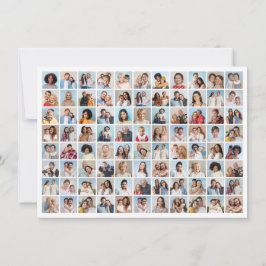 オリジナルの88枚写真コラージュを作成する ノートカード