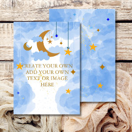 オリジナルの「トゥインクル・トゥインクル・リトル・スター」DIYカード 招待状