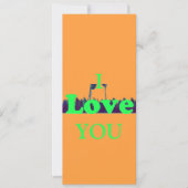 オリジナルの「愛している」メッセージを作成 (正面)