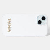 オリジナルのBarely There iPhone 15ケースを作成 Case-Mate iPhoneケース (裏面 (横))