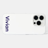 オリジナルのBarely There iPhone 16 Proケースを作成 Case-Mate iPhoneケース (裏面 (横))