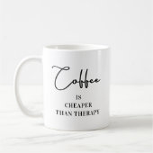 オリジナルのMake+Add+Text+Fanny+名言を作成 コーヒーマグカップ (左)