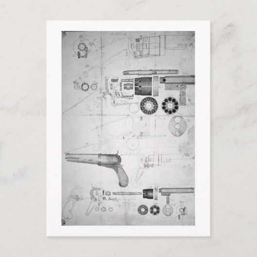 オリジナルは10室の拳銃の計画を立てている ポストカード (正面)