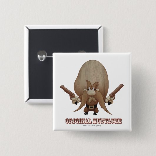 オリジナルひげ 缶バッジ (正面&裏面)