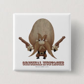 オリジナルひげ 缶バッジ (正面)