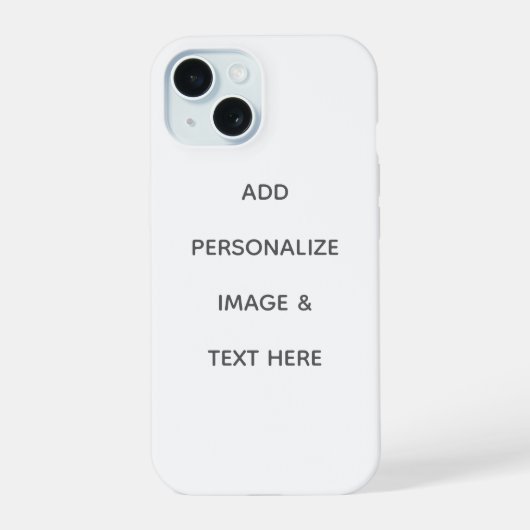 オリジナルをデザイン iPhone 15ケース (裏面)