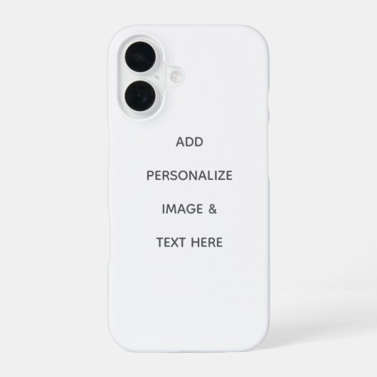 オリジナルをデザイン iPhone 16ケース (裏面)