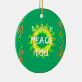 オリジナルを作成しよう ハッピーデイ 平和があなたと共に オーナメント (右)