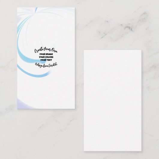 オリジナルを作成する エンクロージャーカード (正面/裏面)