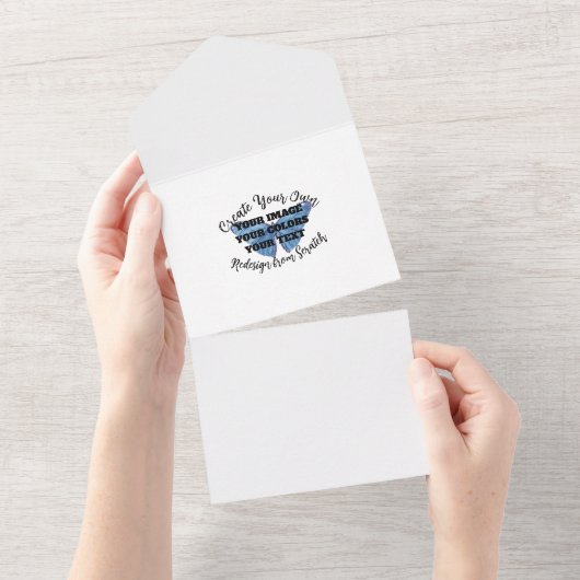 オリジナルを作成する オールインワン招待状 (貼ってはがせる)