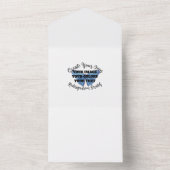 オリジナルを作成する オールインワン招待状 (内側)