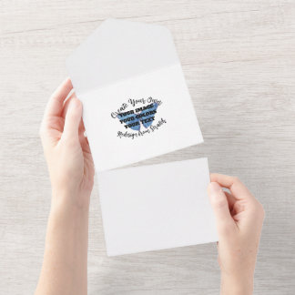 オリジナルを作成する オールインワン招待状