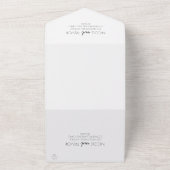 オリジナルを作成する オールインワン招待状 (外側)