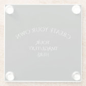 オリジナルを作成する ガラスコースター (裏面)