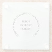 オリジナルを作成する ガラスコースター (裏面)