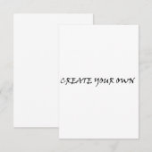 オリジナルを作成する サンキューカード (正面/裏面)