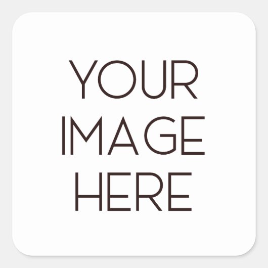 オリジナルを作成する スクエアシール (正面)