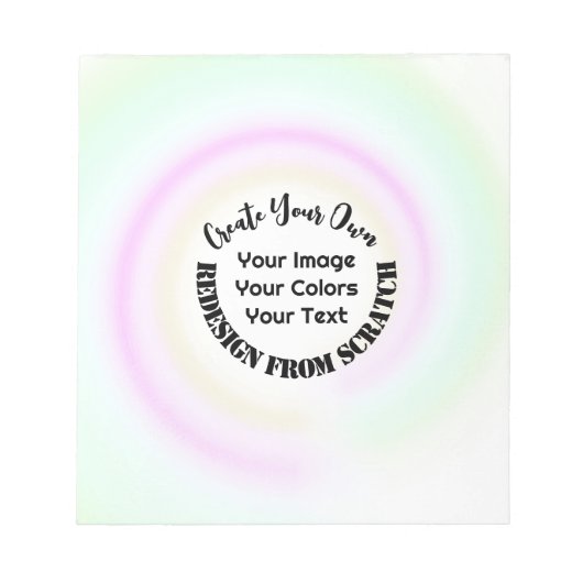 オリジナルを作成する ノートパッド (正面)