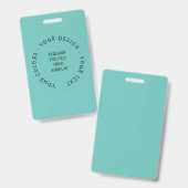 オリジナルを作成する バッジ (表裏)