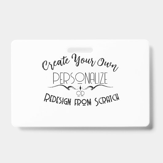 オリジナルを作成する バッジ (正面)