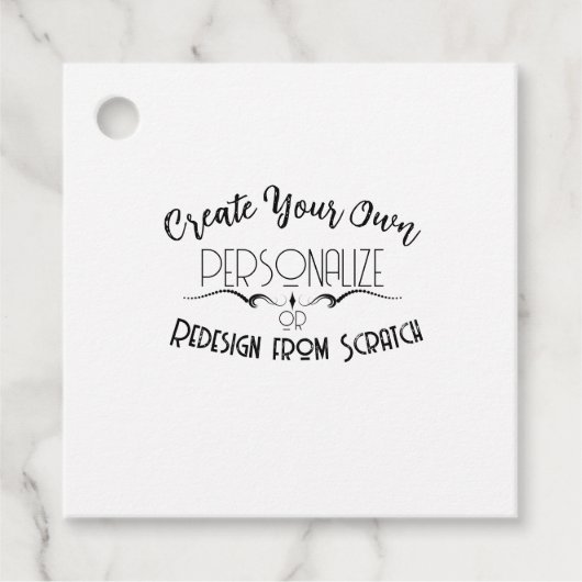 オリジナルを作成する フェイバータグ (正面)