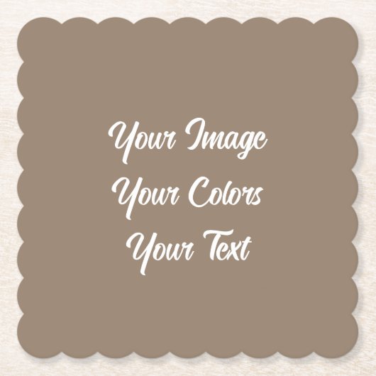 オリジナルを作成する ペーパーコースター (正面)