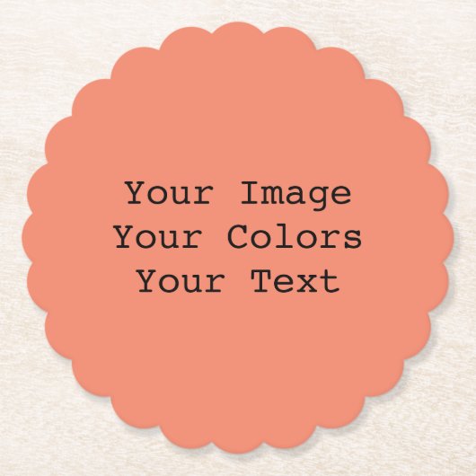 オリジナルを作成する ペーパーコースター (正面)