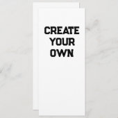 オリジナルを作成する メニュー (正面/裏面)