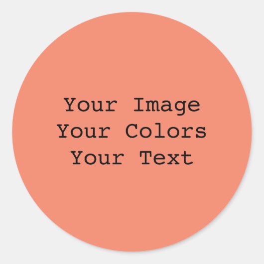 オリジナルを作成する ラウンドシール (正面)