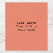 オリジナルを作成する ワインラベル (シングルラベル)